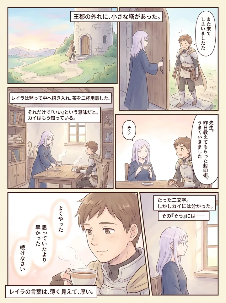 Anime comic flashcard for the English phrase "introverted"